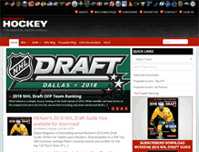 Tablet Screenshot of mckeenshockey.com